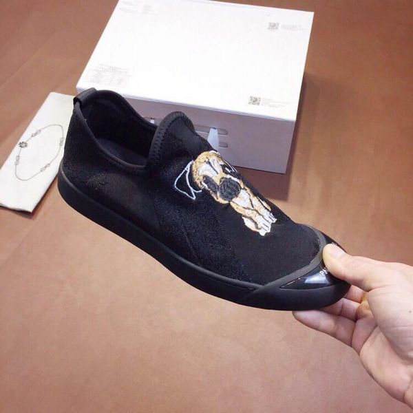 

arena men's leather sneakers luxury shoes kayne west trainers brand mens sneakers men brand fashion shoes 38-44 16987631, Black