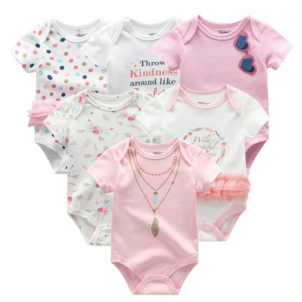 

newborn baby clothing sets 100%cotton summer baby rompers short sleeve clothes bodysuit clothes ropa boy clothing, White