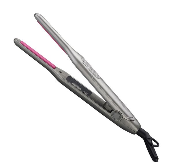 

8mm slim plate mini hair straightener iron man moustache hair clipper ceramic coating for short hair curler