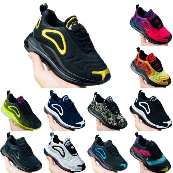 

new kanye west infant clay toddler kids running shoes static gid chaussure de sport pour enfant boys girls casual trainers 28-35, Black