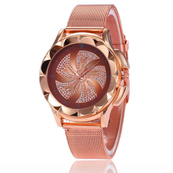 

wj-7814 women watches luxury fashion dress quartz watch ladies wristwatch clock rhinestone bracelet zegarek damski, Slivery;brown