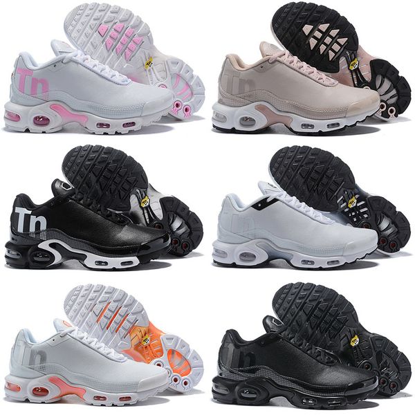 

2020 mercurial plus tn 2 ultra pure sneaker trainers shoes mens womens athletic kids running shoes, Black