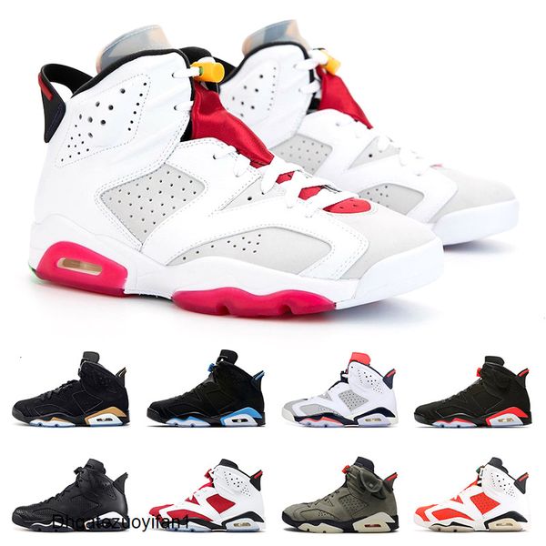 

new basketball shoes 6s mens trainers hare dmp black cat infrared unc tinker hatfield carmine wheat sport bule sports sneakers fashion