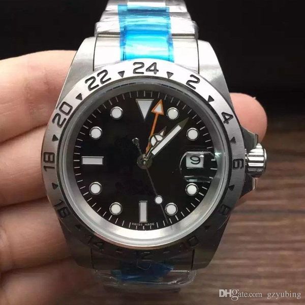 

2020 luxury wristwatch stainless steel case gmt 2813 automatic mechanical wristwatches white black men mens watch watches, Slivery;brown