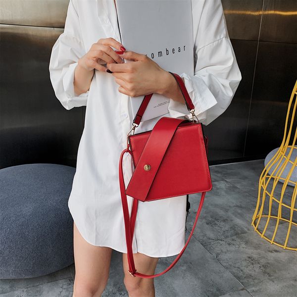 

women's fashion wild slant bag single shoulder bag solid color women bags wild purse messenger borse da donna#35