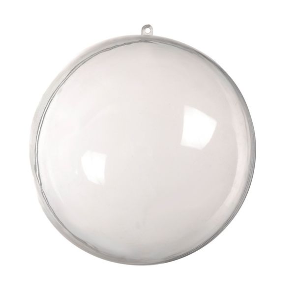 

1pc wedding christmas tress hanging decorations ball transparent open plastic clear ornament kids diy party supplies