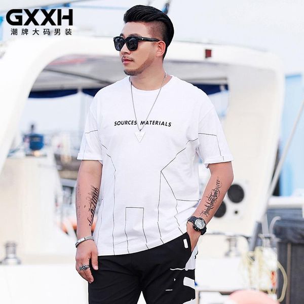 

oversized t-shirts men casual short sleeve cotton tshirts loose fit 2020 summer white shirt tees for male plus size 5xl 6xl 7xl, White;black