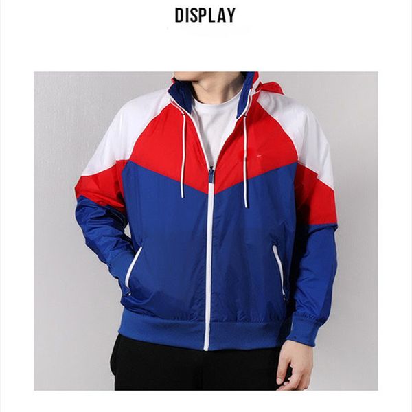 

spring autumn men designer jackets hooded luxury jacket for men fashion mens windbreaker spandex long sleeve jacket size s-xxl slim, Black;brown