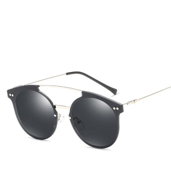 

новая солнечные очки женщины винтажного малой золотая рама пилотных вс очки женщина мужчины антибликовых вождения очки óculos сделать золя, White;black