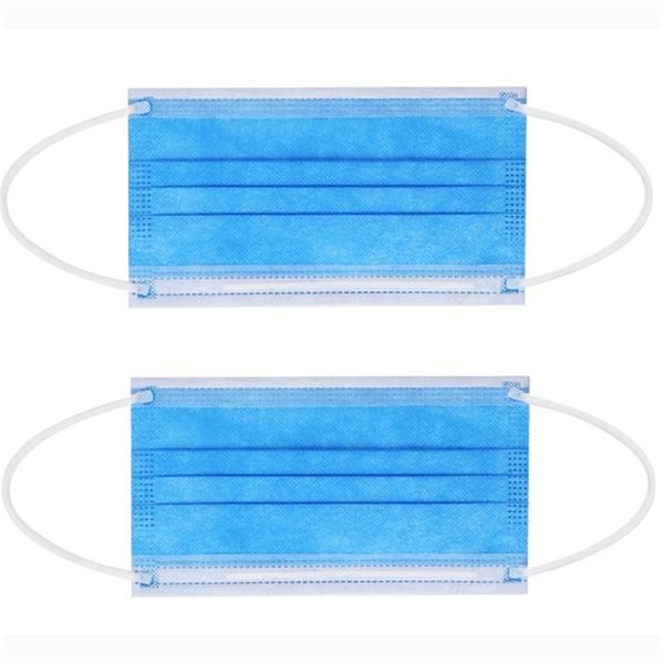 

новое поступление dhl бесплатная доставка 3-слойный нетканый антипылевой туман одноразовая маска для лица расплавленная ткань дышащая маска