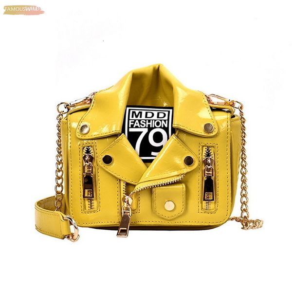 

women motorcycle handbags brand designer jacket shape shoulder messenger bag pu leather clothes shape pu party bags