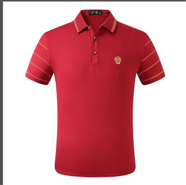 

men's polo shirts spring/summer 2020 fashion men's designer sport & leisure brand men's polo shirts sportswear business high, White;black