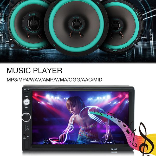 

2019 new 7 inch stereo car radio bluetooth 2 din head unit mp5 player capacitive screen dropshipping video playe