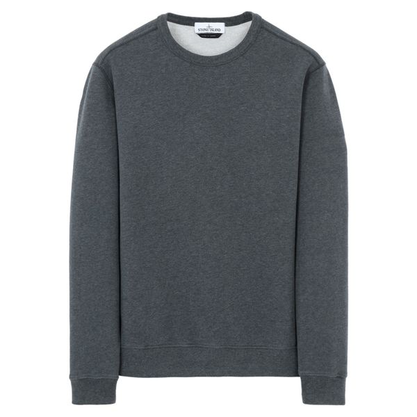 

top 19fw 62720 crewneck толстовка t0pst0ne с длинным рукавом твердые хлопок блуза мода толстовки highstreet мужчины женщины hflswy354, Black