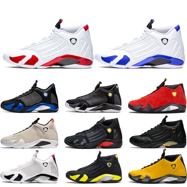 

14 14s men basketball shoes candy cane hyper royal thunder black toe mens trainer sports sneakers size 40-47