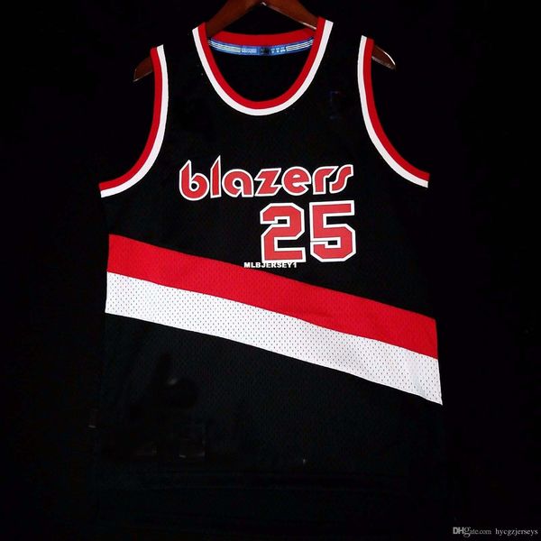 

100% stitched jerome kersey #25 soul vest hwc stitched jersey mens vest size xs-6xl stitched basketball jerseys ncaa, Black;blue