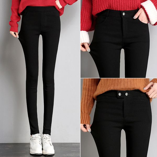 

new arrived autumn designer womens leggings brand pants for women fashion luxury womens casual trousers s-3xl optionals, Black