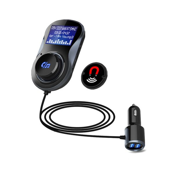 

car mp3 bluetooth hands car kit tf card memory lossless music play fm transmitter dual usb fast charger mp3 player
