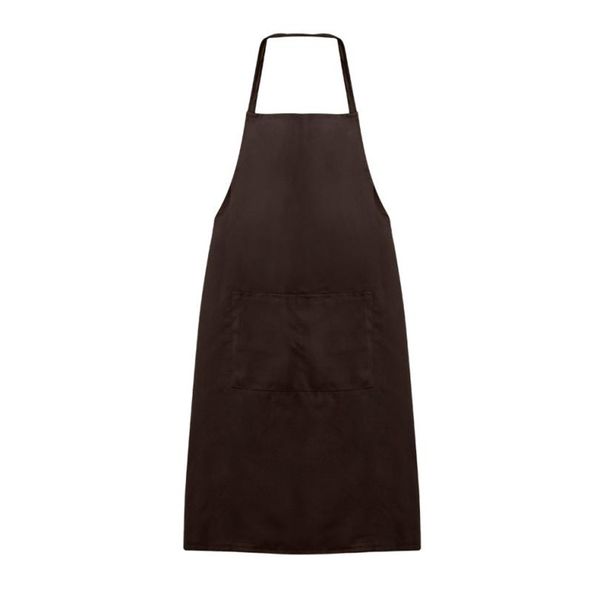

new plain cooking catering work apron tabard with twin double pocket x30406