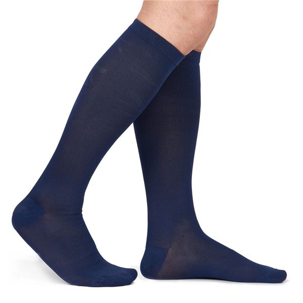 

professional sport socks men compression socks leg warmmer breathable travel activities leg protect, Black