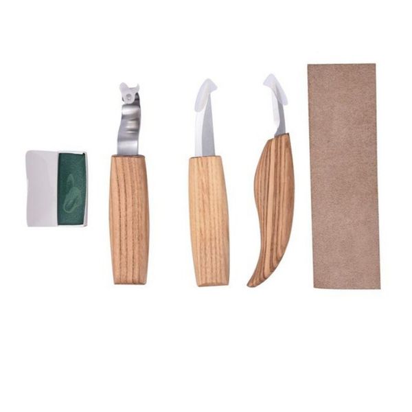 

5pcs woodcarving cutter set diy hand chisel wood carving tools chip knives woodworking hand tools