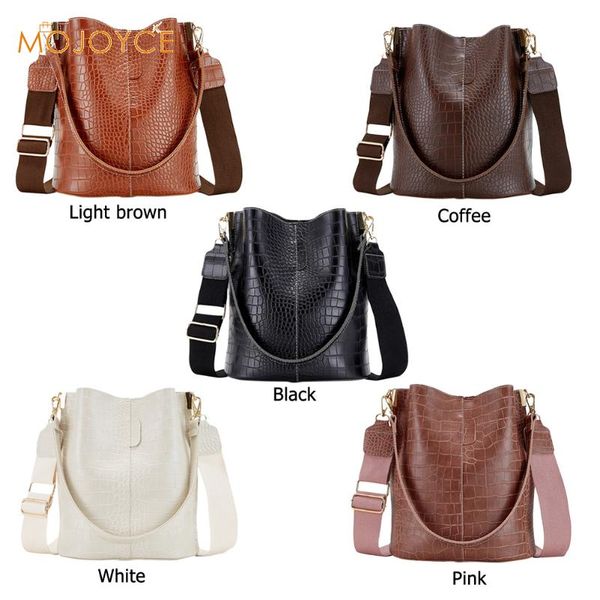

crocodile crossbody bag for women shoulder bag women bags pu leather bucket handbag