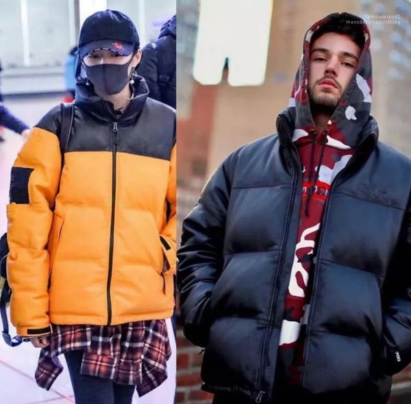 

mens windbreaker brand19fw parkas winter warm thick down jackets, Black