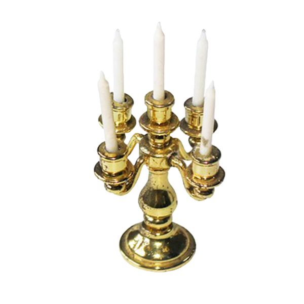 

1/12 1:6 dollhouse candleholder for room decoration boys girls toy gift