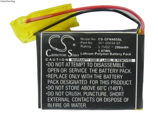 

cameron sino 290mah battery 361-00034-01 for garmin foretrex 401, foretrex 405, foretrex 405cx