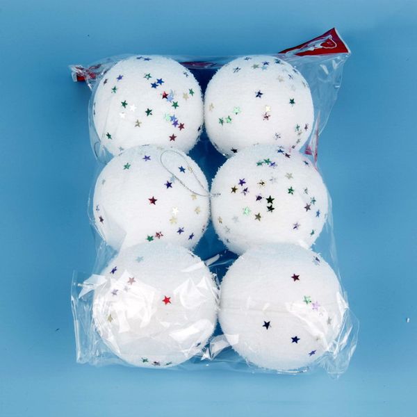 

30pcs/pack 4/5cm christmas snowball foam balls white craft balls party ornaments xmas tree hanging party wedding ornaments