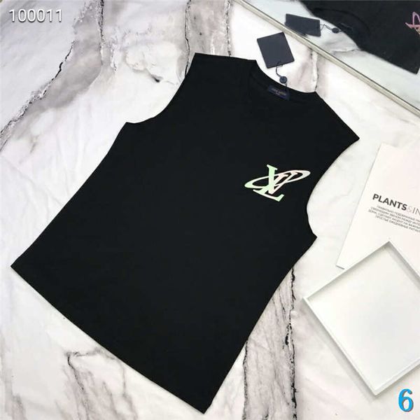

summer new designer mens tank with letters fashion sport bodybuilding brand gym clothes vests tee luxury men's underwear 6, White;black