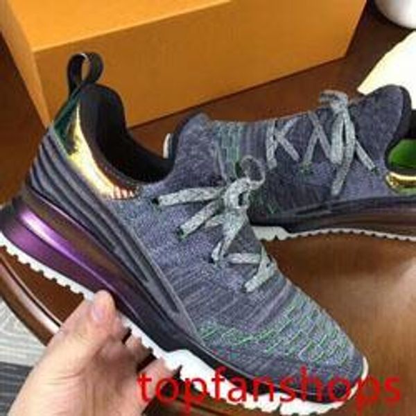 

luxury designer shoes vnr knit casual women men sneakers genuine leather wrinkled sheepskin arena lace-up luxury trainers shoes