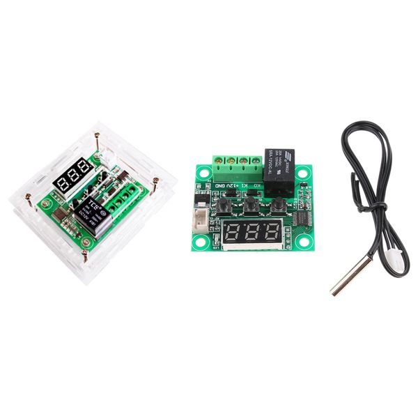 

w1209 50-110degree 12v electronic thermostat control module + clear