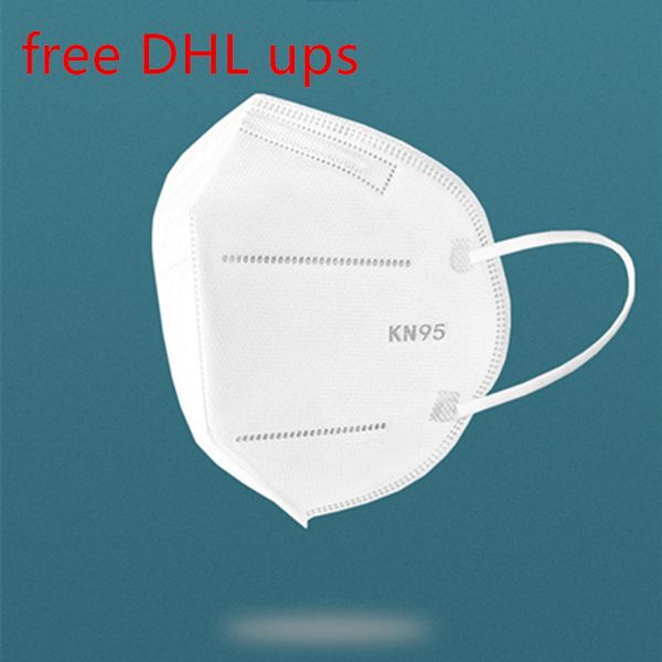

бесплатная доставка dhl ups kn95 4 слойная маска защитный капюшон защита от пыли сертификация ce fda маски для лица