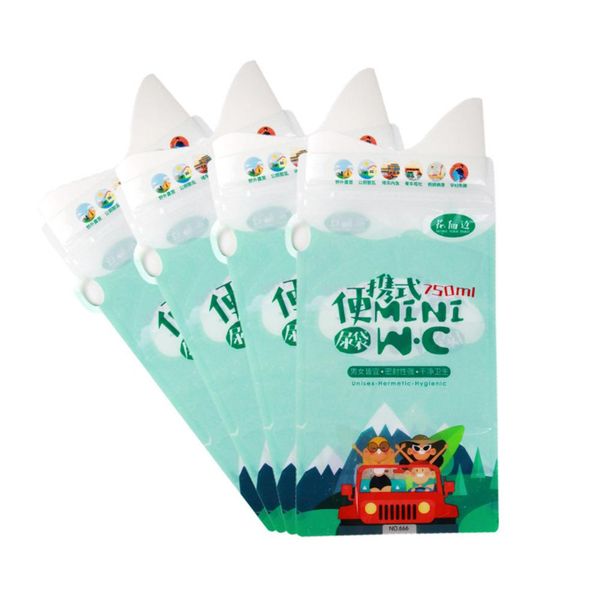 

10pcs disposable portable travel urine storage bag jam camping car outdoor emergency mobile mini toilet for women