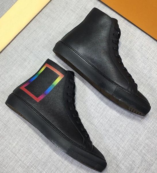 

brand name louise mens ankle waterproof flat heel autumn winter boots high casual shoes size 38-45 v9, Black