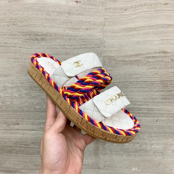 

2019 heep kin material new women fa hion hoe women cro trap chunky heel andal thick high heeled flip flop open toe andal platform