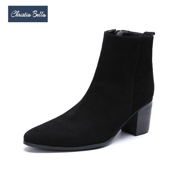 bottine talon haut homme