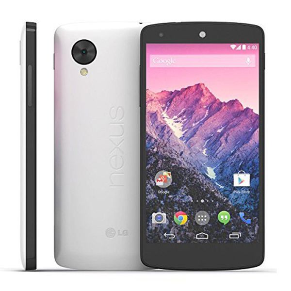 

original unlocked google lg nexus 5 d820 d821 quad core 2gb 16gb/32gb 4.95" 3g wcdma refurbished mobile phone