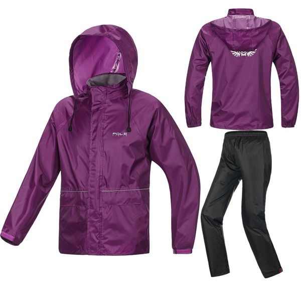 

pole motorcycle motorbike rain coats sets water proof, wind resist combinations, fashion raincoat micro fiber raincoats ar802