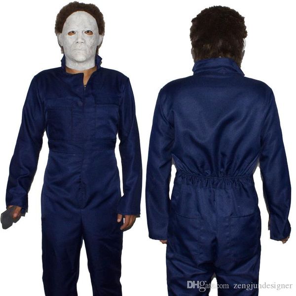 

mens halloween designer jumpsuits cosplay theme costume lapel neck long sleeve solid color festival homme clothing, Black;red