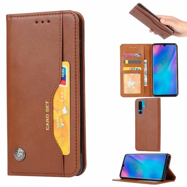 

luxury wallet case for huawei p30 pro p30 lite case with card slot flip pu leather stand cover cases