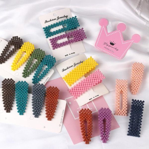 

2020 новая мода женщины акриловая скольжению клип клип multicolor пресс волос женский аксессуары для волос подарочные аксессуары, Slivery;white