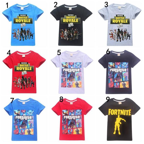 

Kid clothing fortnite t hirt 100 cotton middle big boy girl hort leeve hirt ummer clothe children tee dhl