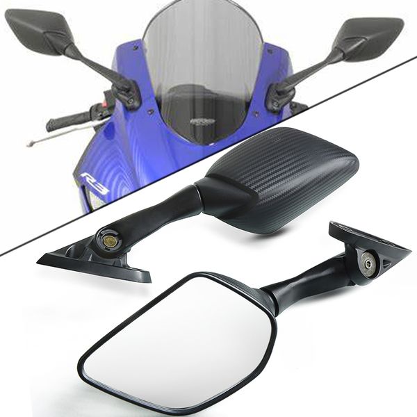 

motorbike rear view side mirror for yzf r25 r15 r3 yzf-r3 yzf-r25 yzf-r15 yzfr3 yzfr15 yzfr25 2013-2017 motorcycle mirror