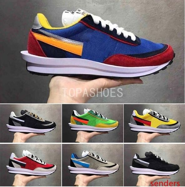 

sacai ldv waffle varsity blue green gusto black varsity athletic shoes for men women fashion designers racer daybreak sports shoe eur36-45