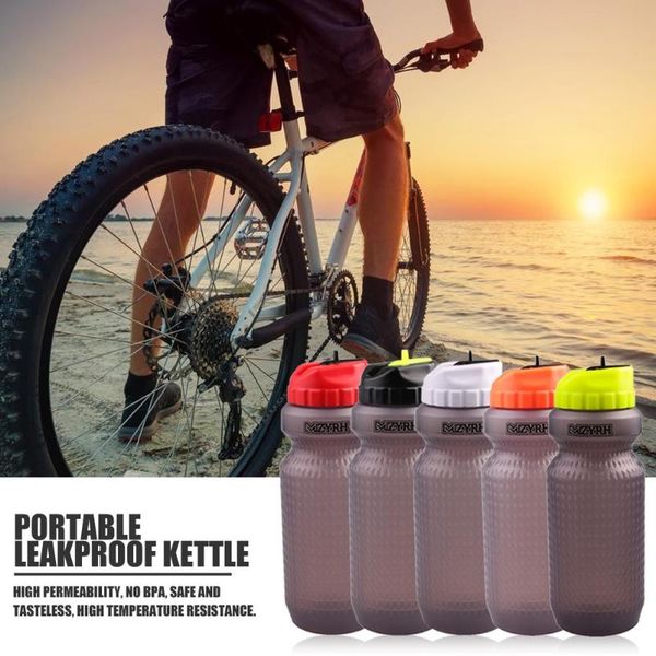 

650ml outdoor fitness running sport water bottles portble leak-proof kettle