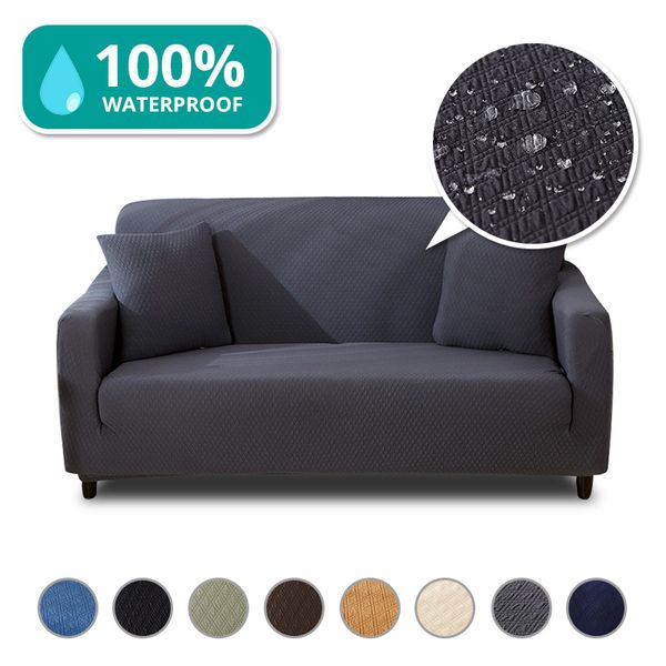Waterproof Sofa Slipcovers Thick Modern Living Room Sectional