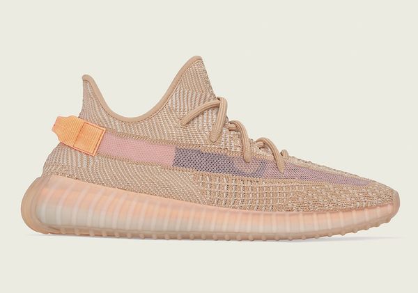 

Hot 350 v2 Clay shoes sales free shipping Kanye West men women running shoes store wholesale With Box US5-US11.5