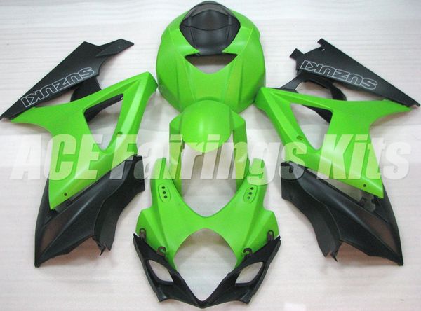 

injection mold new abs motorcycle fairings kit fit for suzuki gsxr1000 k7 07-08 gsxr 1000 gsxr-1000 gsx-r1000 2007 2008 matte black green